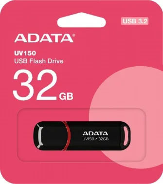   ADATA Flash Drive 32Gb UV150 AUV150-32G-RBK {USB3.0, Black}