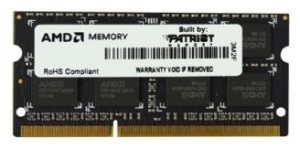  AMD 4Gb DDR3 1600MHz SO-DIMM R534G1601S1S-UO OEM PC3-12800 CL11  204-pin 1.5
