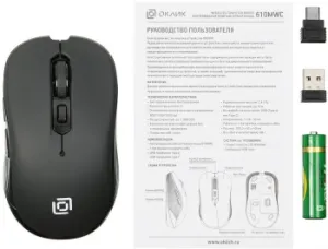  Oklick 610MWC   (1600dpi)  USB (5but)