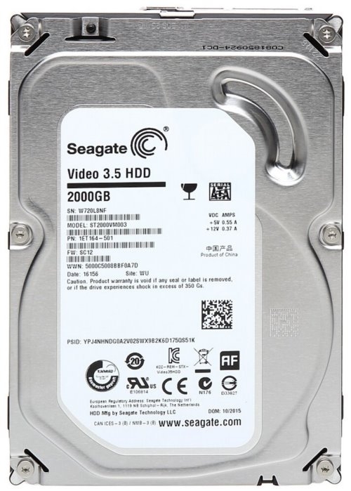 Жесткий диск Seagate Original SATA-III 2Tb ST2000VM003 (5900rpm) 64Mb 3.5