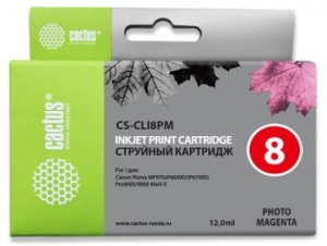   Cactus CS-CLI8PM   Canon MP970 iP6600D iP6700D Pro9000 (12ml)