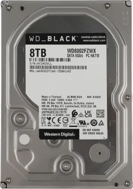   WD Black WD8002FZWX 8 3,5
