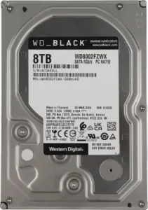   WD Black WD8002FZWX 8 3,5 7200RPM 128MB (SATA III)