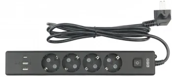   PowerCube, 4 / .,3USB, 3500 , 16, 1.9 , 3*1,0 () PC-7B-2M