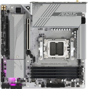   Gigabyte B650M A ELITE AX ICE Socket AM5