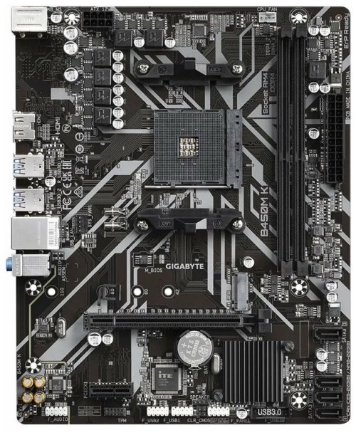   Gigabyte B450M K Socket AM4
