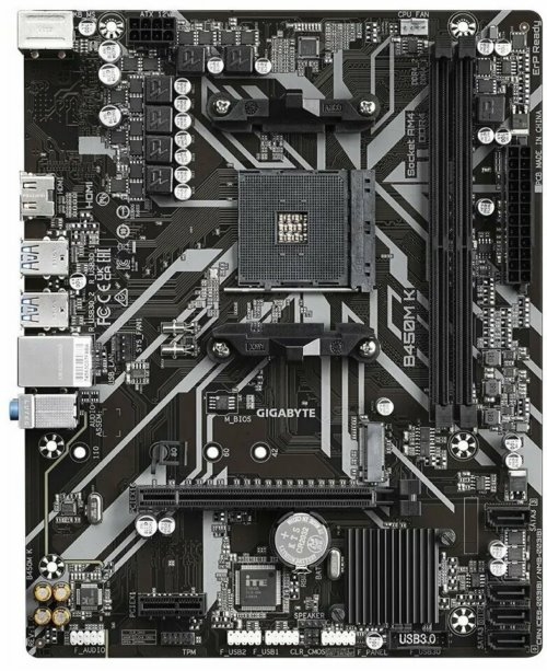   Gigabyte B450M K Socket AM4