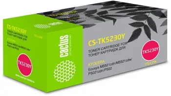   Cactus CS-TK5230Y  (2600.)  Kyocera Ecosys M5521cdn/M5521cdw/P5021cdn/P50