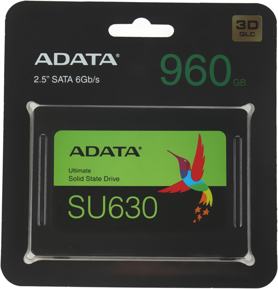   SSD ADATA SU630SS Client SSD 960GB  ASU630SS-960GQ-R SATA 6Gb/s, 520/450, I
