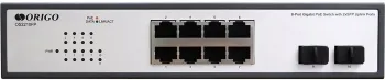  PoE- ORIGO Unmanaged Switch 8x1000Base-T PoE, 2x1000Base-X SFP, PoE Budget 1