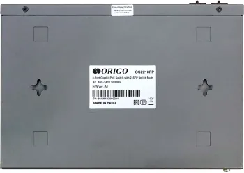  PoE- ORIGO Unmanaged Switch 8x1000Base-T PoE, 2x1000Base-X SFP, PoE Budget 1