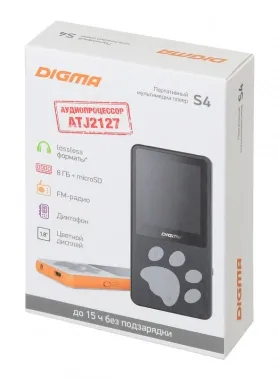  Hi-Fi Flash Digma S4 8Gb //1.8/FM/microSDHC