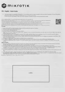  5PORT 1000M CSS106-5G-1S MIKROTIK