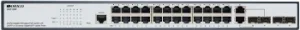  ORIGO Managed L2 Switch 24x1000Base-T PoE, 2x1000Base-X SFP, 2xCombo 1000Base-T/SFP, PoE 