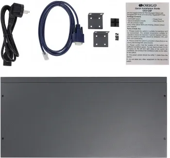 ORIGO Managed L2 Switch 24x1000Base-T PoE, 2x1000Base-X SFP, 2xCombo 1000Base-T/SFP, PoE 