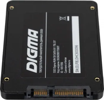  SSD Digma SATA III 1Tb DGSR2001TS93T Run S9 2.5