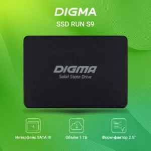  SSD Digma SATA III 1Tb DGSR2001TS93T Run S9 2.5