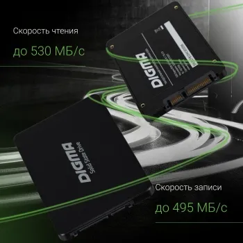  SSD Digma SATA III 1Tb DGSR2001TS93T Run S9 2.5