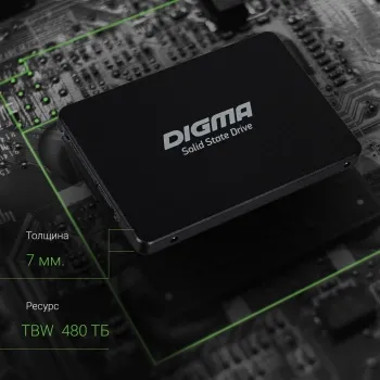  SSD Digma SATA III 1Tb DGSR2001TS93T Run S9 2.5
