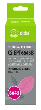  Cactus CS-EPT6643B 100  Epson L100/L110/L120/L132/L200/L210/L222/L300/L312/L35