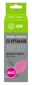  Cactus CS-EPT6643B 100  Epson L100/L110/L120/L132/L200/L210/L222/L300/L312/L35