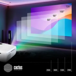  Cactus CS-PRM.07WT.Full HD LCD 3200Lm LS 320Lm ANSI (1920x1080) 1500:1  :30000