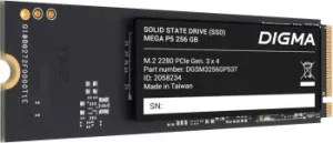  SSD Digma Mega P5 M.2 2280 PCIe 3.0 x4 256GB DGSM3256GP53T