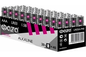   Z ALKALINE  (LR03, ) 40. (LR03A-P40)