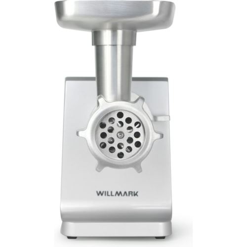 Мясорубка электрическая WILLMARK WMG-3080S (3000Вт, мет. шест. редукт., мет. корпус,ков. нож,рев, 2