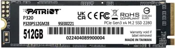 SSD   M.2 2280 512GB P320 P320P512GM28 PATRIOT
