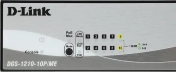  D-Link DGS-1210-10P/ME/B1A  2   8  10/100/1000Base-T  