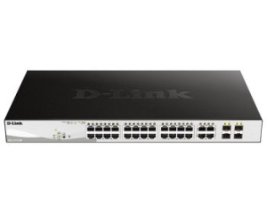  DGS-1210-28P/F5A  L2 PoE-, 24x1000Base-T, 4Combo 1000Base-T/SFP
