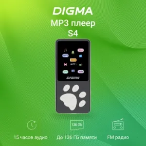  Hi-Fi Flash Digma S4 8Gb //1.8/FM/microSDHC