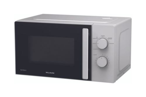 Микроволновая печь WILLMARK WMO-270MCS (20л, 700Вт, механическая ПУ, ручка д/открыв. дверцы, серая)