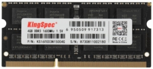   DDR3 4Gb 1600MHz Kingspec KS1600D3N15004G RTL PC3-12800 CL11 SO-DIMM 240-pin 1.5