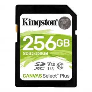   SDXC 256Gb Class10 Kingston , Canvas Select 100R CL10 UHS-I