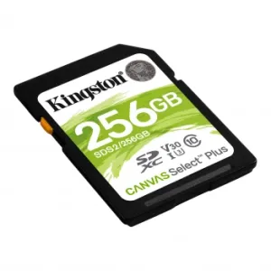   SDXC 256Gb Class10 Kingston <SDS2/256GB>, Canvas Select 100R CL10 UHS-I