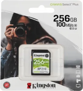  SDXC 256Gb Class10 Kingston <SDS2/256GB>, Canvas Select 100R CL10 UHS-I