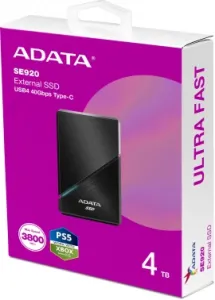  SSD 4TB USB3.2 EXT SE920-4TCBK ADATA