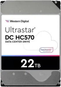  HDD Western Digital Server  Ultrastar DC HC570 WUH722222ALE6L4  22TB 7200rpm SATA-III 5