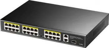  Cudy FS1026PS1 (L2) 24x100/ 2x1/ 1SFP 24PoE 24PoE+ 300W 