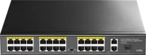  Cudy FS1026PS1 (L2) 24x100/ 2x1/ 1SFP 24PoE 24PoE+ 300W 