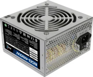   Aerocool 600W Retail ECO-600W ATX v2.3 Haswell, fan 12cm, 400mm cable, power cord, 20+4