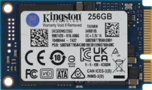   SSD MSATA 256GB KC600 SKC600MS/256G KINGSTON