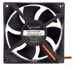    Gembird 80x80x25, ., , 3 pin/4pin Molex,  30  (S8025H-3P4M