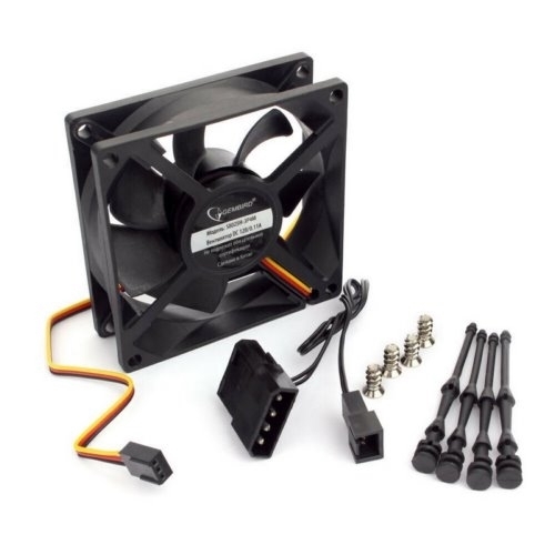    Gembird 80x80x25, ., , 3 pin/4pin Molex,  30  (S8025H-3P4M