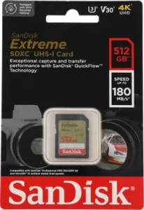   SANDISK SDXC 512GB UHS-1 SDSDXVV-512G-GNCIN