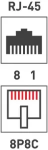  1-  RJ45 CAT 5E . REXANT 03-0121