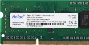  Netac 4Gb DDR3 1600MHz SO-DIMM (NTBSD3N16SP-04)