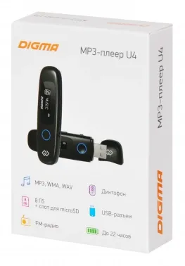  Flash Digma U4 8Gb /0.91/FM/microSDHC